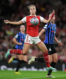 Vivianne Miedema in Action: Arsenal Women vs FC Zurich, UEFA Women's Champions League at Emirates Stadium