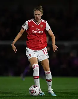Arsenal Women V Fiorentina Women 2019-20 Prints: Vivianne Miedema in Action: Arsenal Women's UEFA Champions League Clash Against Fiorentina