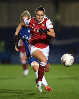 Images Dated 7th October 2020: Vivianne Miedema in Action: Chelsea Women vs Arsenal Women Continental Cup Match, 2020-21