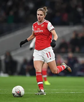 Vivianne Miedema in Action: Tottenham Hotspur vs. Arsenal, FA Womens Super League (2019-20)