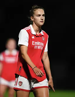Arsenal Women V Ajax Women 2022-23 Prints: Vivianne Miedema: Arsenal Star in Action against Ajax in UEFA Women's Champions League Qualifier (2022)