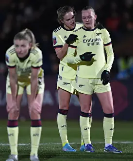Chelsea Women V Arsenal Women 2021-22 Prints: Vivianne Miedema and Frida Maanum in Action: Chelsea Women vs Arsenal Women