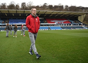 Arsenal Women V Manchester City Ladies - Continentail Cup Final Prints: Vivianne Miedema Prepares for Arsenal Women's Continental Cup Final Showdown Against Manchester City Ladies