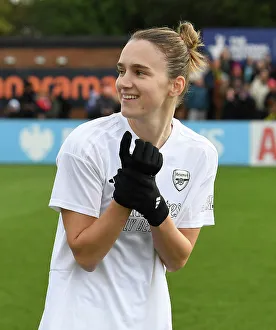 Arsenal Women V Watford Women 2023-24 Prints: Vivianne Miedema Preparing for Arsenal Women vs. Watford Women FA Cup Match