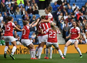 Brighton And Hove Albion Women V Arsenal Women 2018-19 Prints: Vivianne Miedema Scores Dramatic Last-Minute Winner: Arsenal Women Edge Past Brighton & Hove Albion