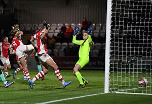 Images Dated 27th January 2022: Vivianne Miedema Scores the Opener: Arsenal Women vs Brighton Hove Albion in FA WSL Action
