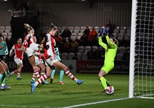Images Dated 27th January 2022: Vivianne Miedema Scores Opening Goal: Arsenal Women vs Brighton Hove Albion in FA WSL Clash