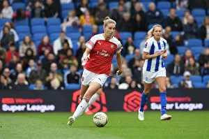 Brighton And Hove Albion Women V Arsenal Women 2018-19 Prints: Vivianne Miedema's Dominant Performance: Arsenal Women Crush Brighton & Hove Albion