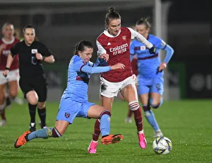 Arsenal Women V West Ham United Women 2020-21 Prints: Vivianne Miedema's Showdown: Arsenal Women vs