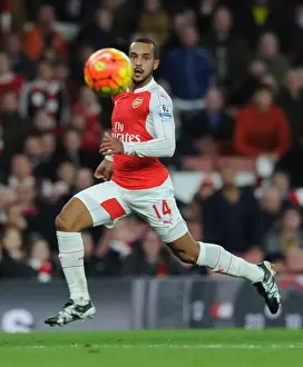 Arsenal V Bournemouth 2015-16 Prints: Walcott's Brilliance: Arsenal Triumphs Over Bournemouth in Premier League Showdown (December 2015)