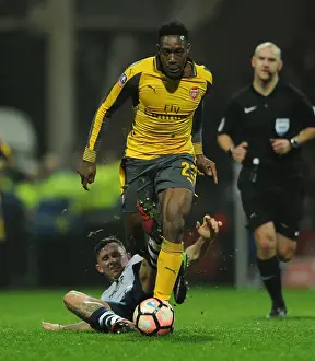 Preston North End V Arsenal - FA Cup - 2017 Prints: Welbeck vs. Browne: Arsenal's FA Cup Clash at Preston North End
