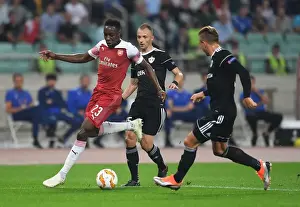 Qarabag V Arsenal 2018-19 Prints: Welbeck vs Jeznicak: Clash in the Europa League between Qarabag and Arsenal