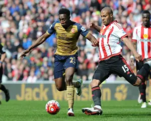 Sunderland V Arsenal 2015-16 Prints: Welbeck vs Kaboul: A Premier League Showdown at Sunderland (2015-16)
