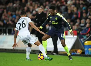 Welbeck vs Naughton: Intense Battle in Swansea City vs Arsenal Premier League Clash