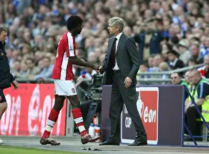 Wenger and Adebayor: Arsenal's FA Cup Semi-Final Heartbreak at Wembley (1:2 vs Chelsea, 2009)