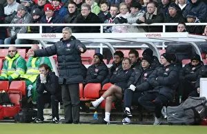 Stoke City V Arsenal 2008-09 Prints: Wenger Leads Arsenal to Victory: 1-2 Over Stoke City, 2008