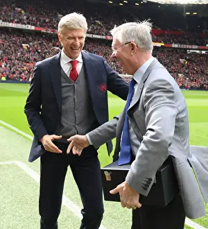 Manchester United V Arsenal 2017-18 Prints: Wenger vs Ferguson: A Legendary Football Rivalry - Manchester United vs Arsenal