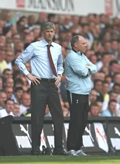 Tottenham V Arsenal 2006-7 Prints: Wenger vs Tottenham: The 2006-07 FA Premiership Stalemate - Arsene Wenger vs 2:2 Tottenham