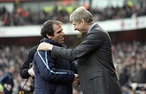 Images Dated 31st January 2009: Wenger vs. Zola: A Battle of Managers at the Emirates - Arsenal 0:0 West Ham United