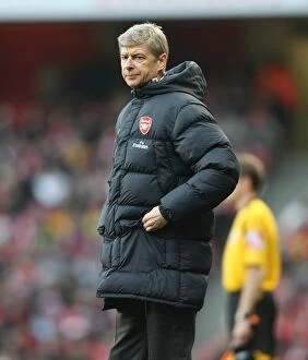 Arsenal v Portsmouth 2008-09 Collection: Wenger's Triumph: Arsenal's 1-0 Victory Over Portsmouth (2008)
