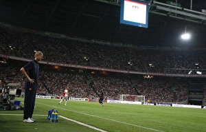 Ajax V Arsenal 2007-8 Prints: Wenger's Triumph: Arsenal's 1-0 Victory Over Ajax, Amsterdam, 2007