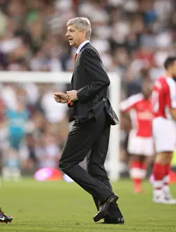 Fulham V Arsenal 2009-10 Prints: Wenger's Victory: Arsenal Triumphs Over Fulham in Premier League