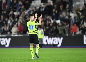 West Ham United V Arsenal - Carabao Cup 2023-24 Prints: West Ham United vs. Arsenal: Declan Rice's Emotional Reunion in Carabao Cup Fourth Round