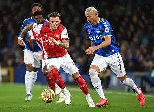 Everton V Arsenal 2020-21 Prints: White vs Richarlison: Intense Battle at Goodison Park - Everton vs Arsenal