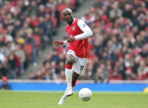 Arsenal V Blackburn Rovers - FA Cup 2006-07 Prints: William Gallas in Action: Arsenal vs