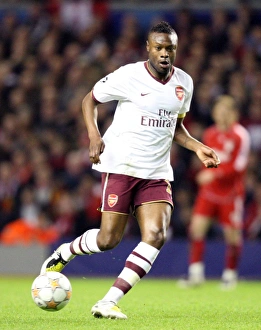 Liverpool V Arsenal - Champions League 2007-08 Prints: William Gallas in Action: Arsenal vs