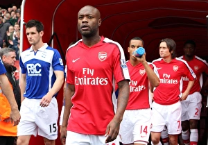 Arsenal V Birmingham City 2009-10 Prints: William Gallas in Action: Arsenal's 3