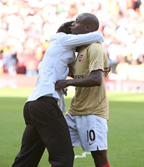 Arsenal V Inter Milan 2007-08 Prints: William Gallas and Alex Song (Arsenal)