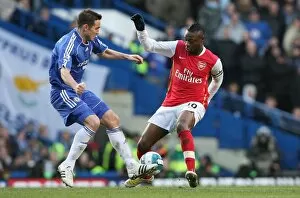 Images Dated 25th March 2008: William Gallas (Arsenal) Frank Lampard (Chelsea)