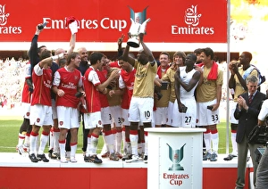Arsenal lift the Emirates Trophy
