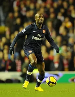 Liverpool v Arsenal 2009-10 Gallery: William Gallas (Arsenal). Liverpool 1: 2 Arsenal, Barclays Premier League