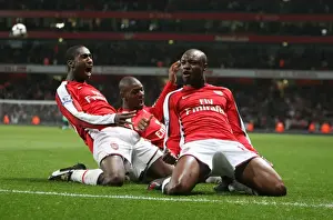 Arsenal V Hull City FA Cup Prints: William Gallas celebrates scoring the 2nd Arsenal goal