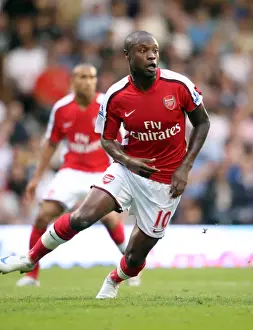 Fulham V Arsenal 2008-09 Prints: William Gallas: Leading Arsenal to Victory at Craven Cottage (Fulham 1:0 Arsenal)