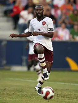 Salzburg V Arsenal 2007-08 Prints: William Gallas Leads Arsenal to 1:0 Pre-Season Victory over Salzburg at Bulls Arena, 2007