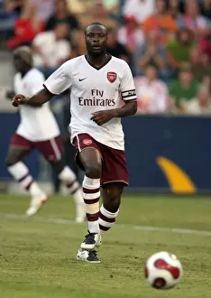 Salzburg V Arsenal 2007-08 Prints: William Gallas Leads Arsenal to 1:0 Victory Over Salzburg in Pre-Season Friendly