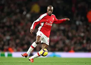 Arsenal V Stoke City 2009-10 Prints: William Gallas Leads Arsenal to 2-0 Victory over Stoke City in the Barclays Premier League