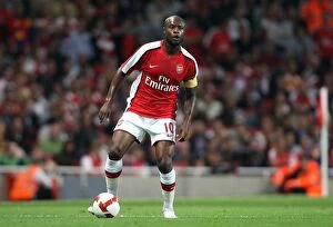 Arsenal v FC Twente 2008-09 Collection: William Gallas Leads Arsenal to 4:0 Victory over FC Twente in Champions League