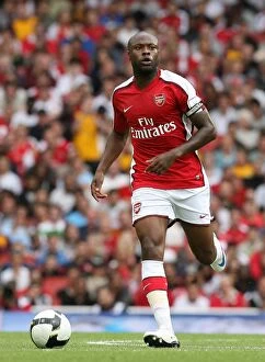 Images Dated 3rd August 2008: William Gallas Victory: Arsenal 1-0 Real Madrid, Emirates Cup 2008