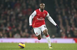 Images Dated 15th February 2008: William Gallas's Victory Celebration: Arsenal's 2-0 Triumph Over Blackburn Rovers