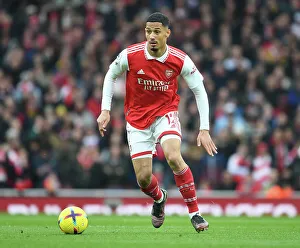 Arsenal V AFC Bournemouth 2022-23 Prints: William Saliba in Action: Arsenal vs. AFC Bournemouth, Premier League 2022-23
