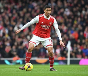 Images Dated 4th March 2023: William Saliba in Action: Arsenal vs. AFC Bournemouth, Premier League 2022-23