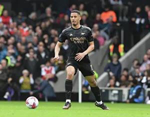 William Saliba in Action: Fulham vs. Arsenal, Premier League 2022-23