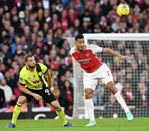 William Saliba Under Fire: Intense Pressure from Burnley in Arsenal's Premier League Showdown (2023-24)