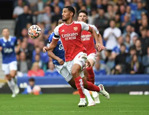 William Saliba at Goodison Park: Everton vs Arsenal, Premier League 2023-24