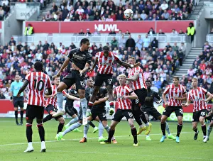 William Saliba Scores: Brentford FC vs. Arsenal FC - Premier League 2022-23