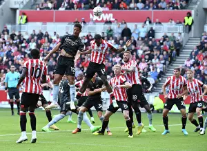 William Saliba Scores First Arsenal Goal: 1-1 Brentford (2022-23 Premier League)